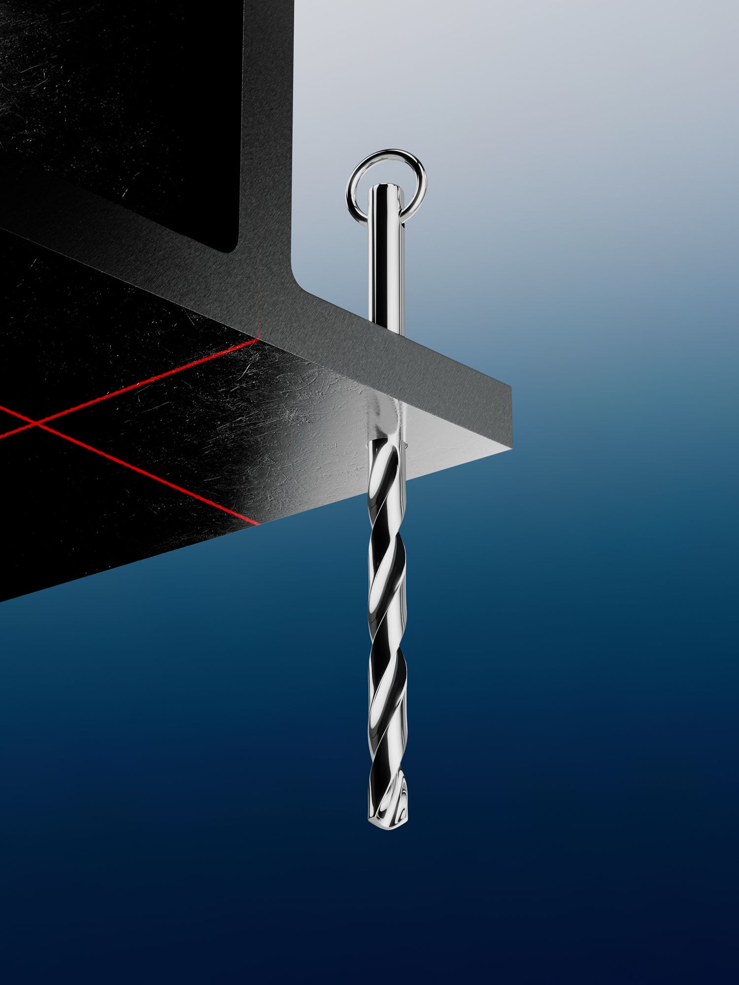 A925 Drill Pendant [Silver] – ALCHEVSQUE™